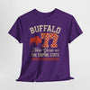 Lavender Buffalo 77 New York Tee — Empire State Vintage Sports Shirt