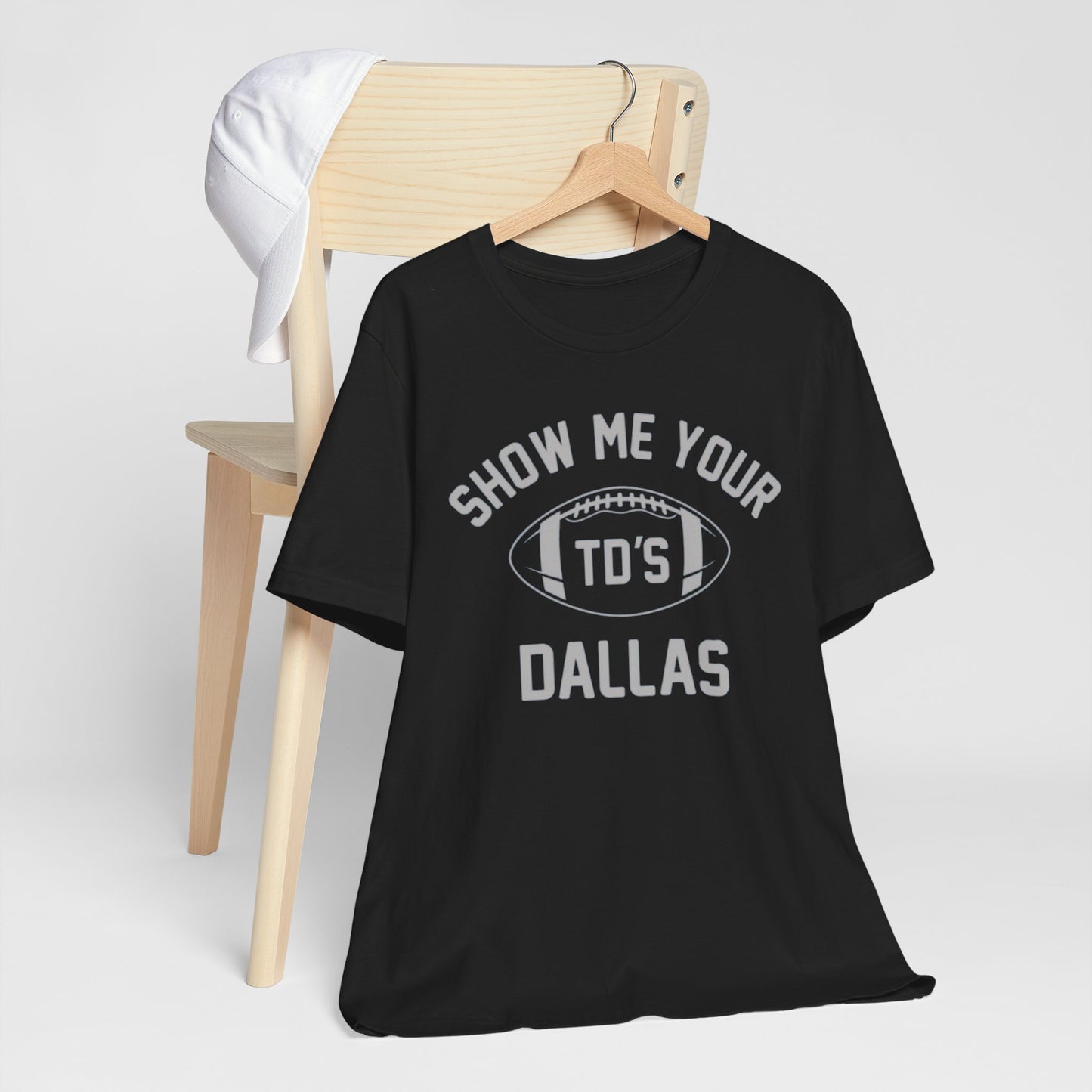 Dark Slate Gray Show Me Your TD's Dallas Football Tee — Funny Dallas Cowboys Touchdown Shirt