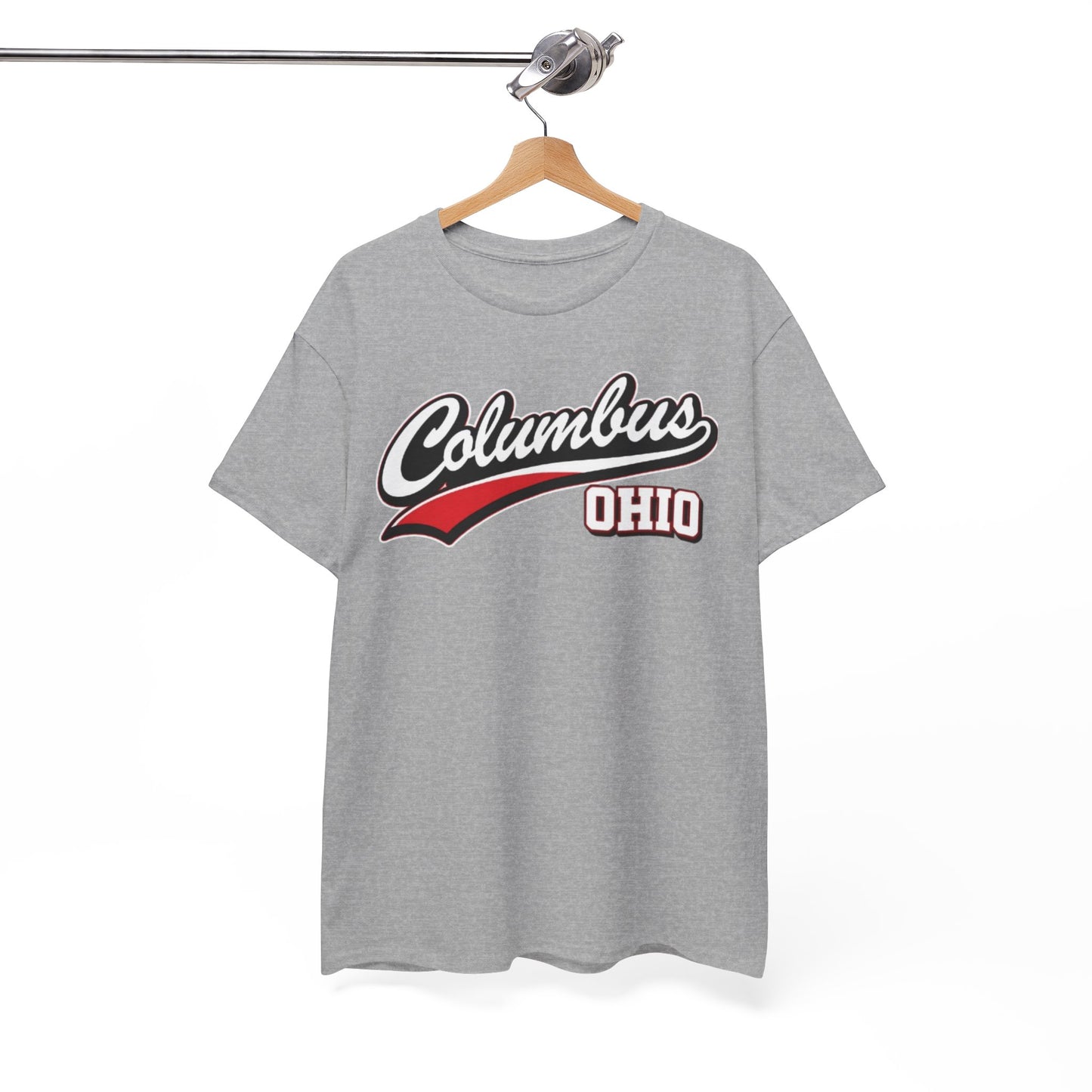 White Smoke Columbus Ohio Vintage Script T-Shirt