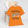 Lavender San Diego 619 T Shirt – Surf City Champs Athletic California Tee