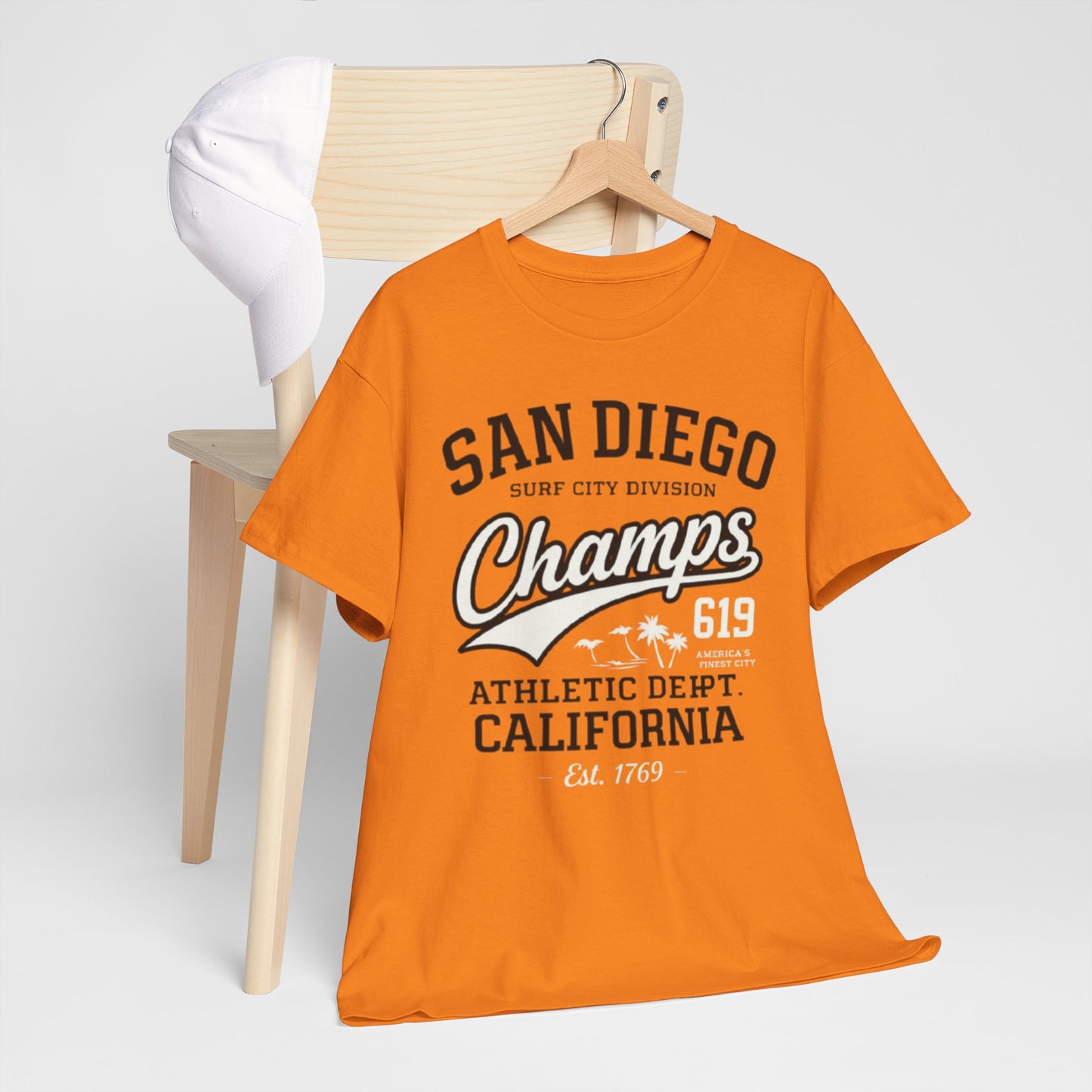 San Diego 619 T Shirt – Surf City Champs Athletic California Tee