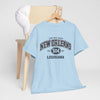 Light Blue New Orleans 504 Louisiana Tee — The Big Easy City  T-Shirt
