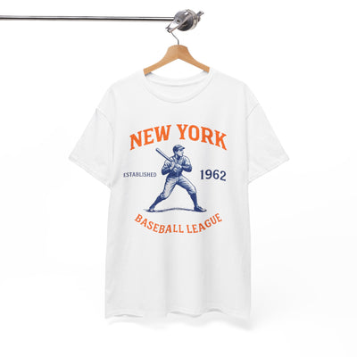 New York Baseball League Tee — Vintage 1962 Batter Graphic Shirt – nfl fan apparel, lightweight game day shirt, image 1.0