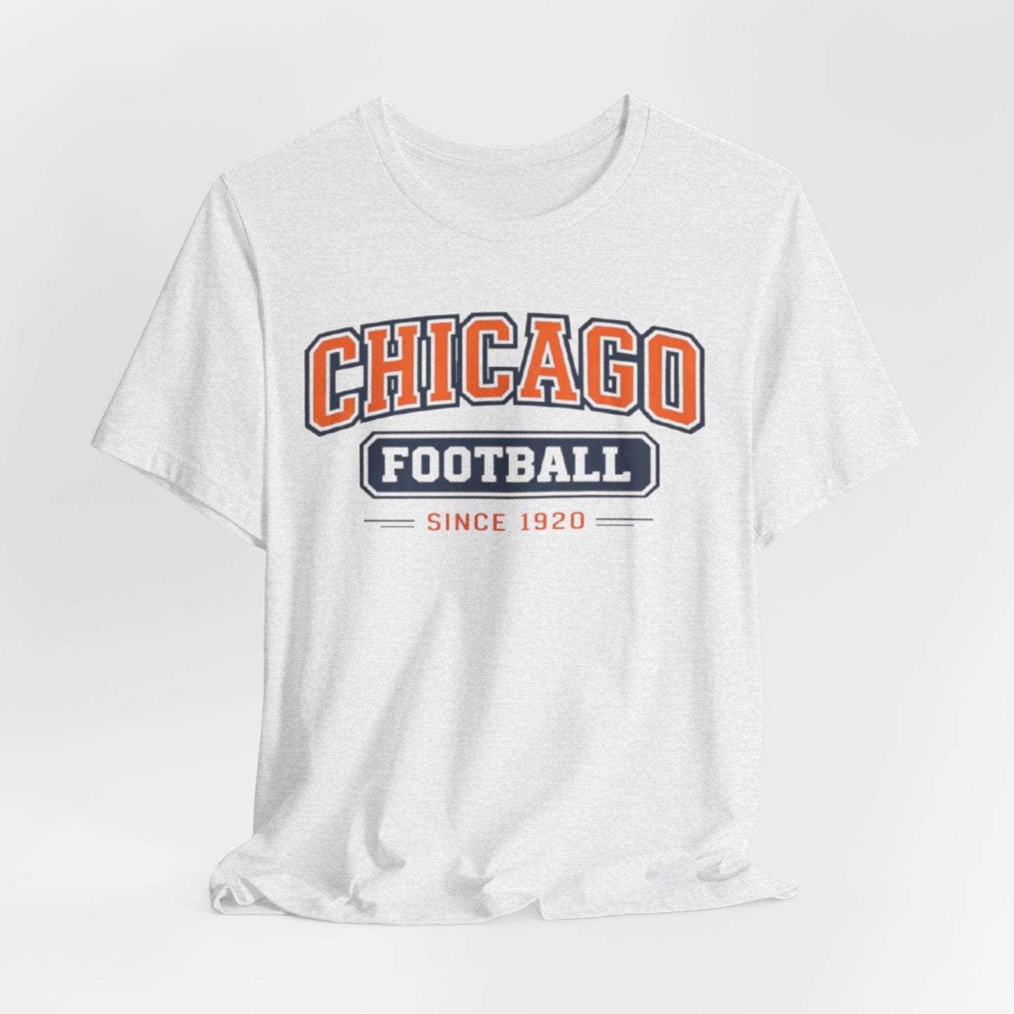 Lavender Chicago Football Since 1920 T Shirt – Vintage Orange Navy Classic American Sports Tee