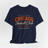 Dark Slate Gray Chicago Football Club T-Shirt — Soldier Field Vintage Athletic Tee