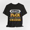 Lavender Pack & Cheese T-Shirt — Kraft Pack Cheese Vintage Deli Graphic Packers football Tee