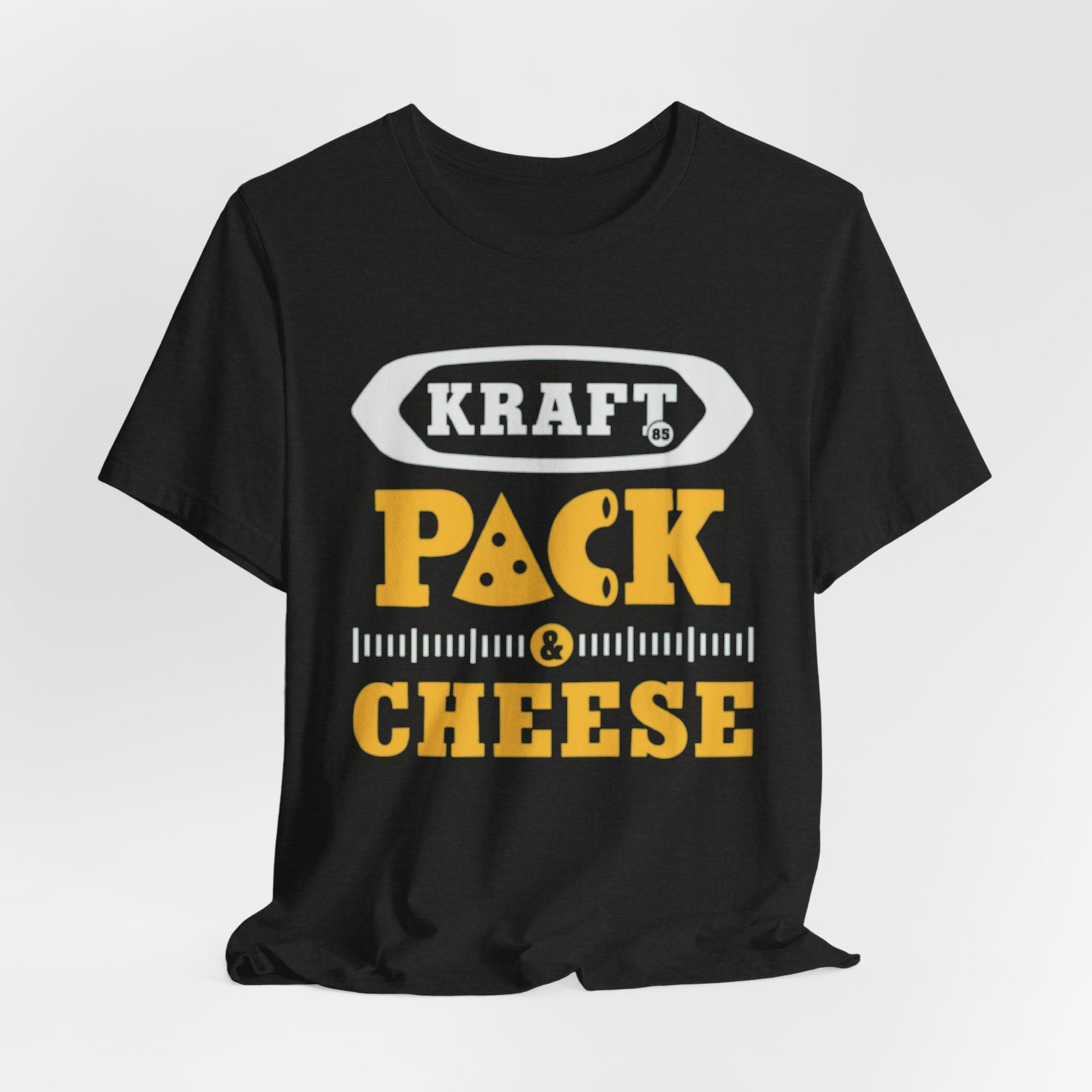 Lavender Pack & Cheese T-Shirt — Kraft Pack Cheese Vintage Deli Graphic Packers football Tee