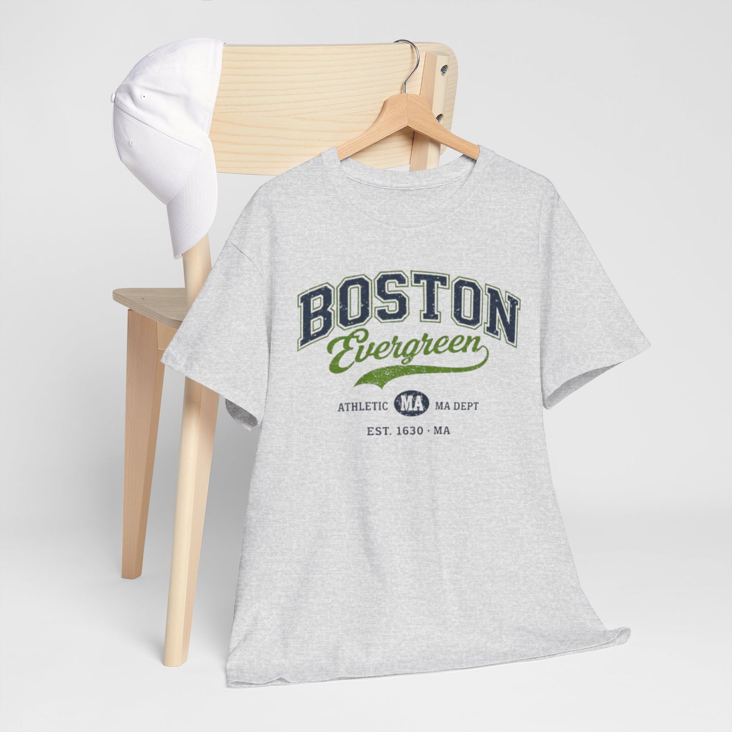 Boston Evergreen T-Shirt — Vintage Athletic City Tee