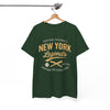 White Smoke New York Legends Baseball T-Shirt — Vintage Heritage Bat & Ball Club Tee