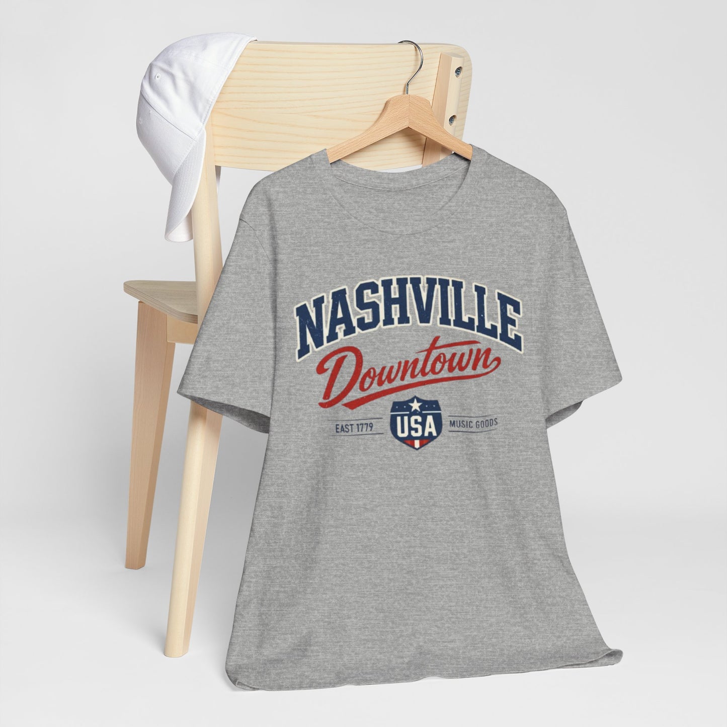 Nashville Downtown Tee — Vintage USA Music City Shirt