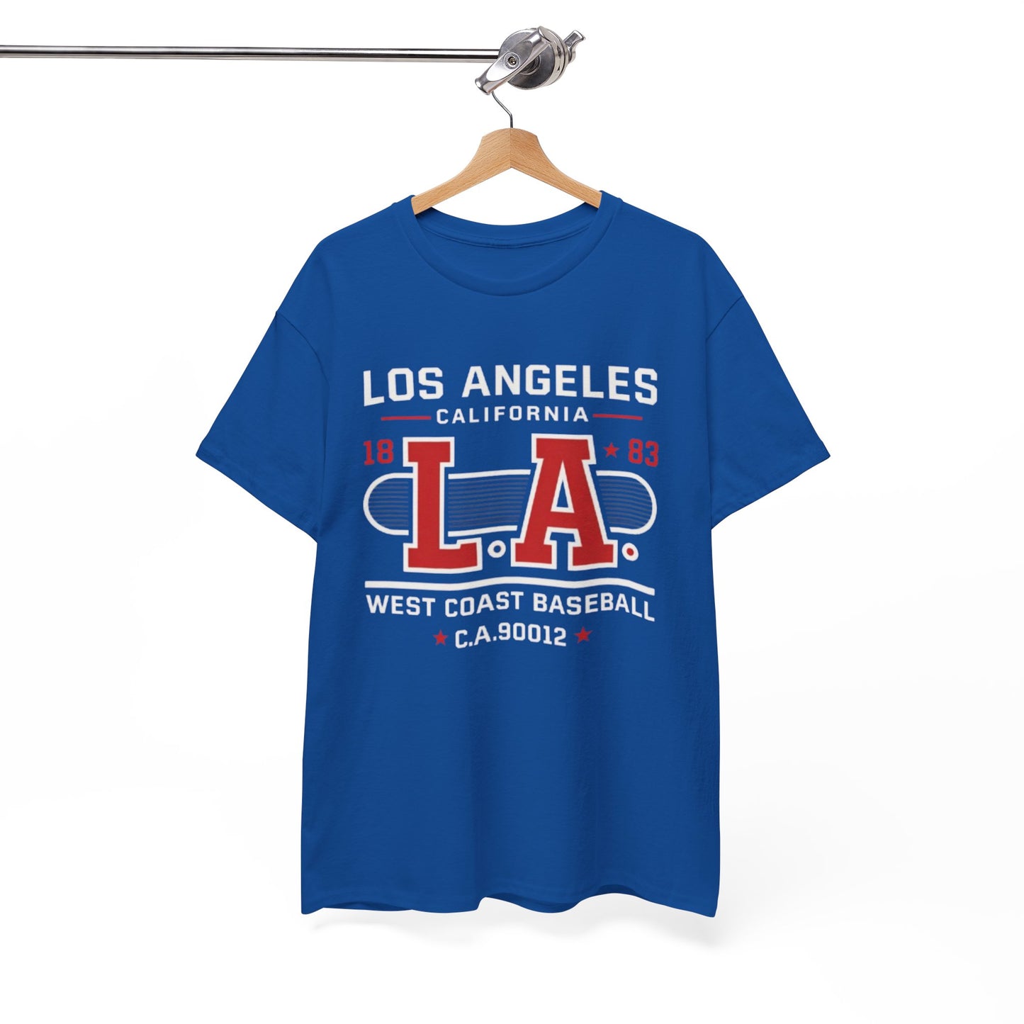 LA West Coast Baseball T-Shirt — Los Angeles California Vintage Sport Tee