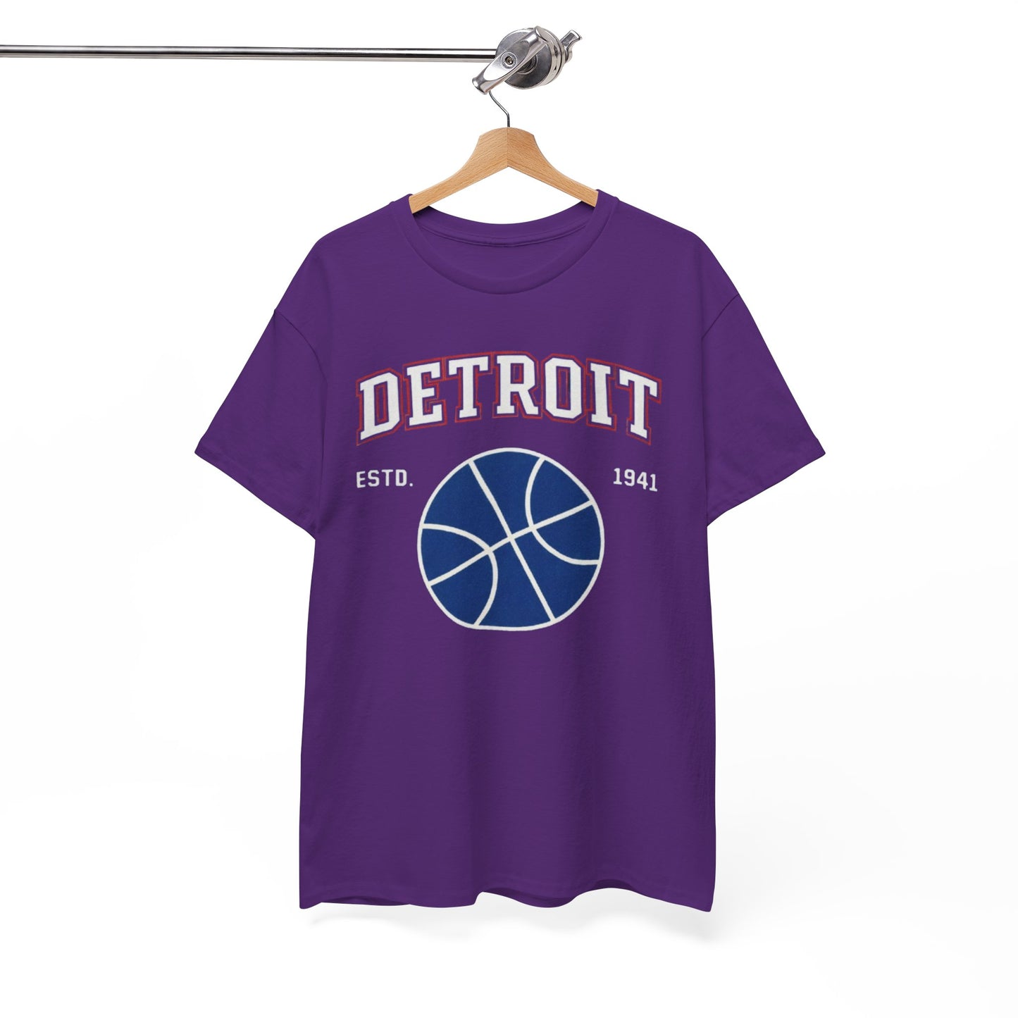Detroit Basketball Tee — EST. 1941 Vintage Sport Graphic Shirt