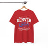 White Smoke Denver Strong T‑Shirt — Mile High City Team Spirit