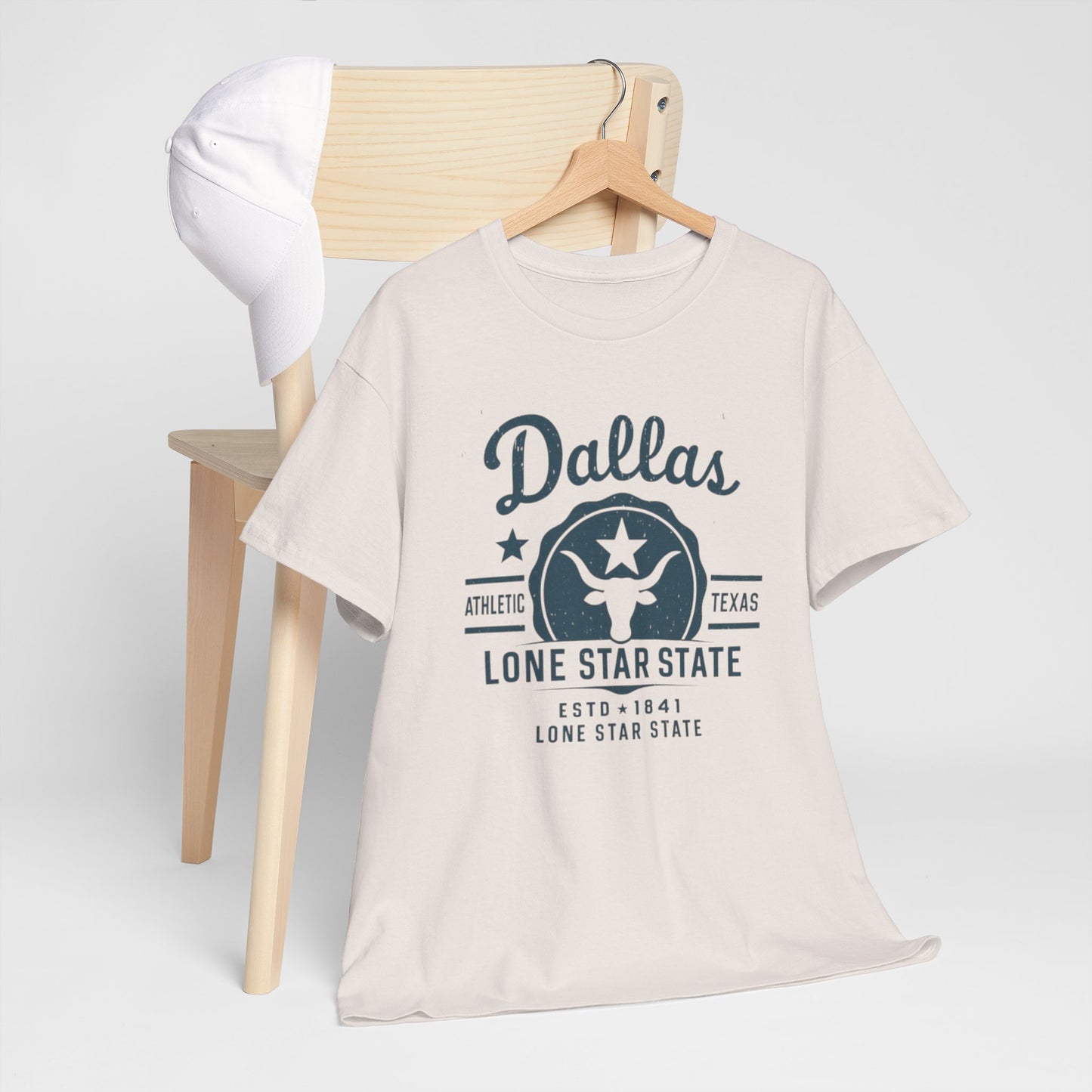 Dallas Lone Star State T-Shirt — Retro Texas Athletic Tee