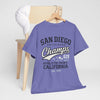 Lavender San Diego 619 T Shirt – Surf City Champs Athletic California Tee