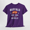 Dark Slate Blue Buffalo New York "The Queen City" Go Bills T-Shirt
