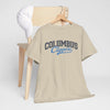 Gray Columbus Clippers Baseball Tee — Vintage Script  T-Shirt