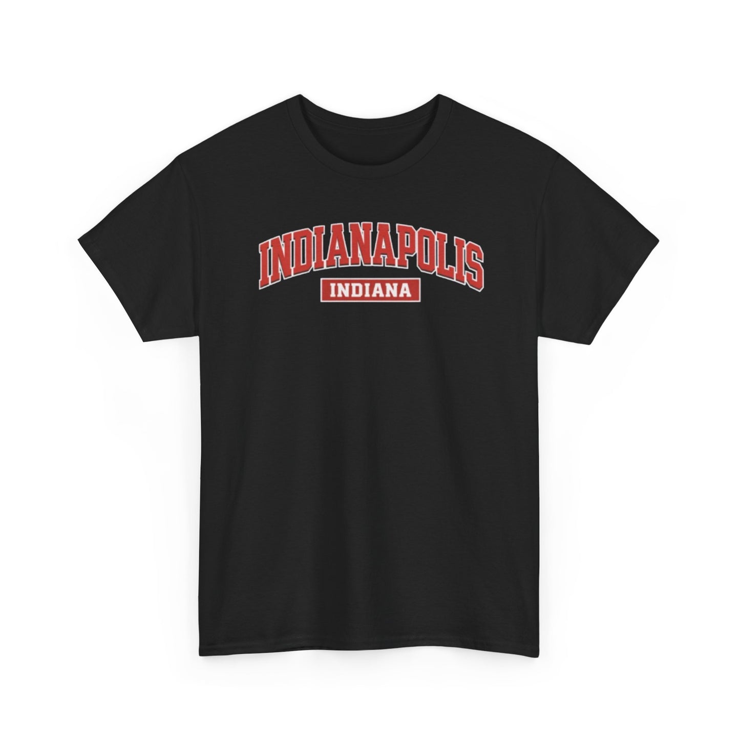 Dark Slate Gray Indianapolis Indiana T-Shirt — Retro Collegiate City Tee