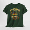 Dark Slate Gray Chi-Town Sound Blues and Jazz Live Music T-Shirt – Chicago Vintage Music Graphic Tee