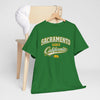 Lavender Sacramento California Tee — Retro Collegiate City Shirt