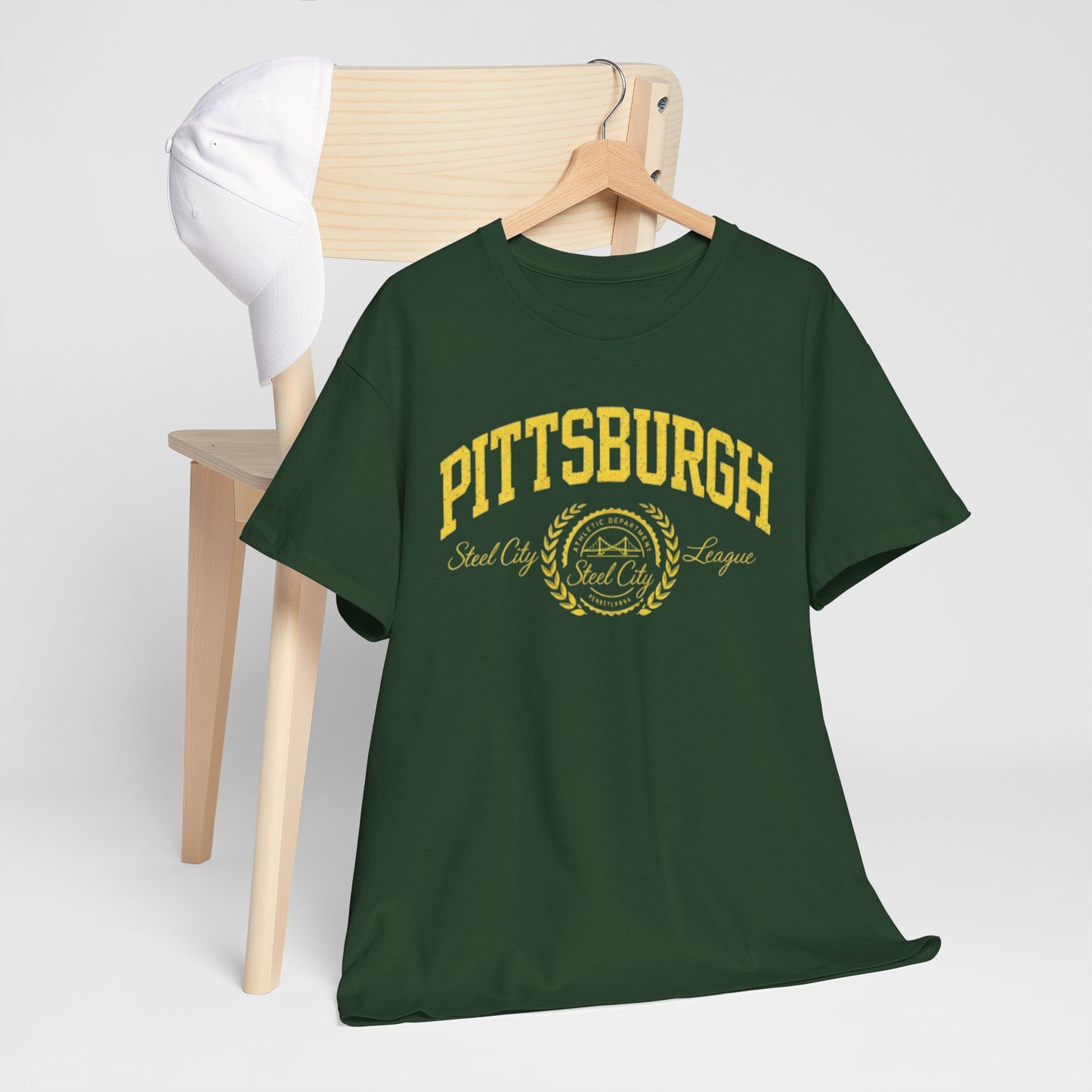 Pittsburgh Vintage Seal Tee Retro athletic and varsity layouts T-Shirt