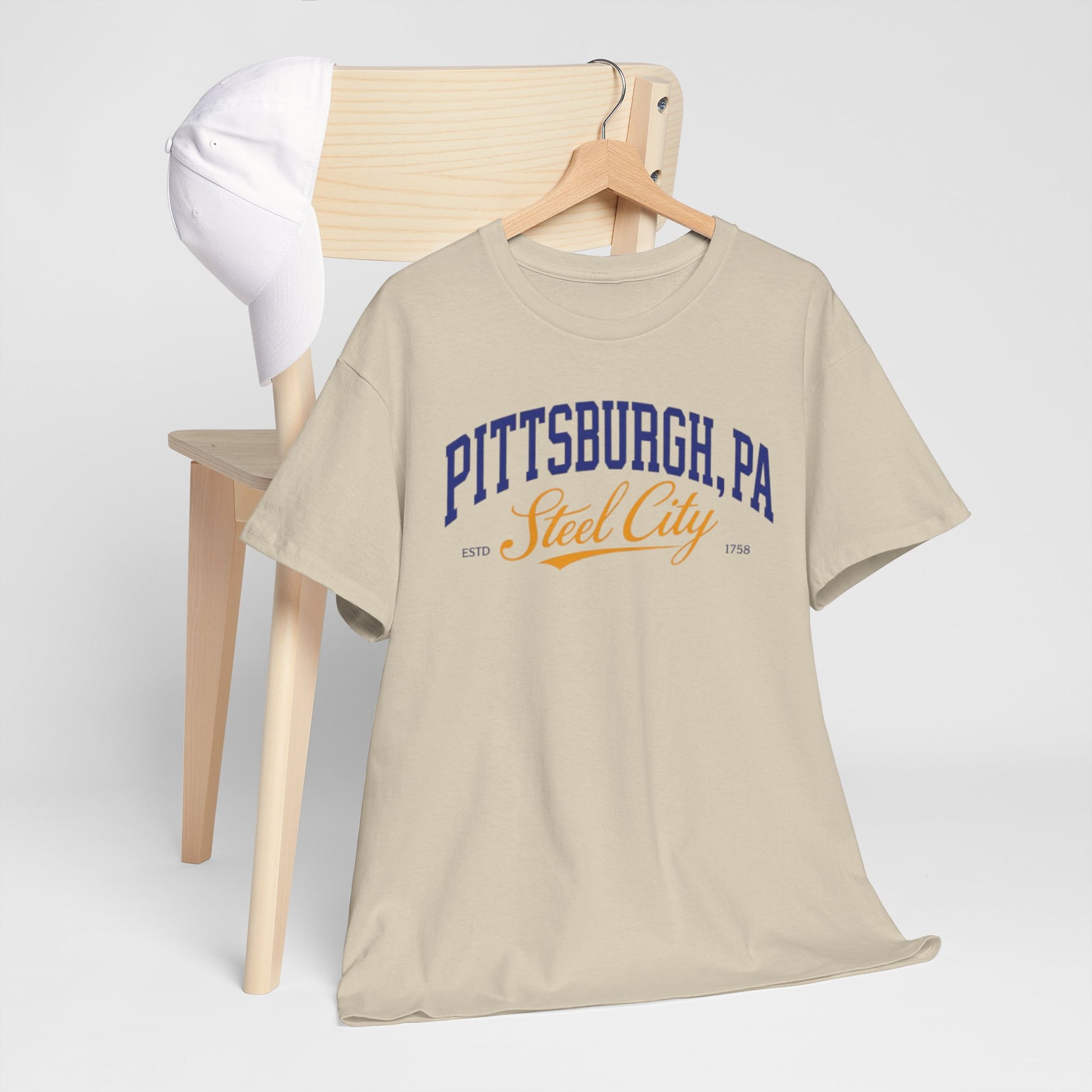 Pittsburgh, PA Steel City T‑Shirt — Retro City Urban graphic Tee streetwear fashion product image 11
