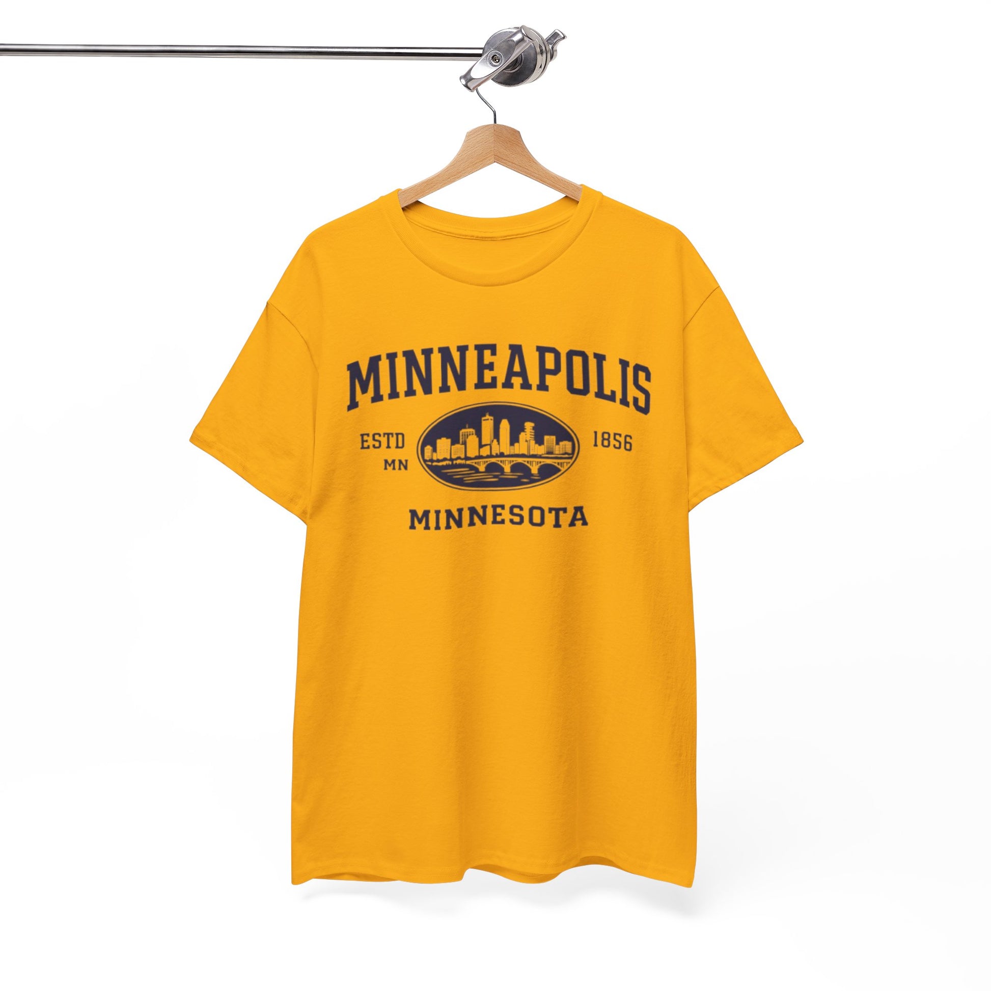 Minneapolis Minnesota Skyline Tee – Vintage City Graphic T-Shirt streetwear fashion product image 9