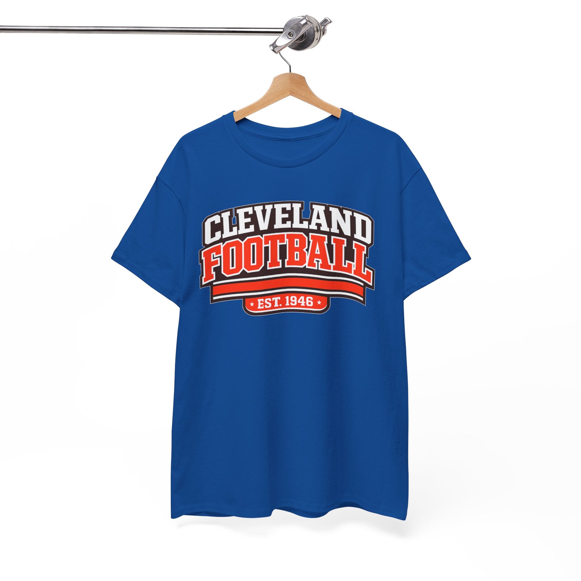 Cleveland Football Tee — Vintage Collegiate Script "Est. 1946" streetwear fashion product image 3