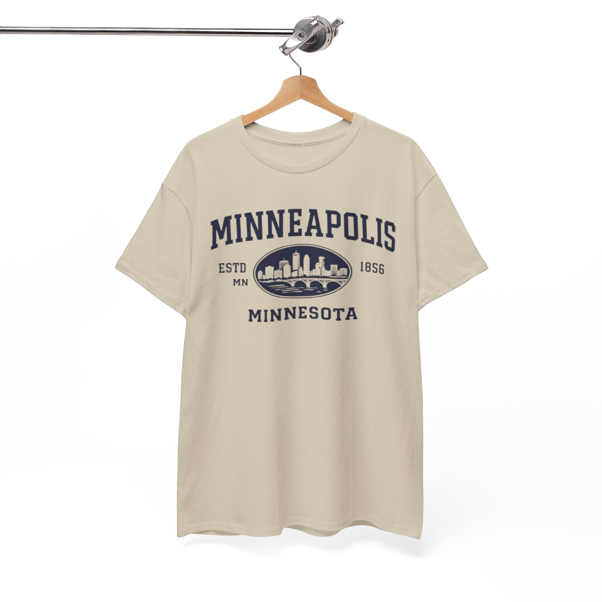 Minneapolis Minnesota Skyline Tee – Vintage City Graphic T-Shirt streetwear fashion product image 7