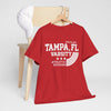 Firebrick Tampa varsity FL t-shirt,  athletic tee vintage collegiate sports style shirt