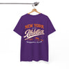 White Smoke New York City Athletics Baseball Club Tee — Retro 1962 Baseball Graphic Shirt