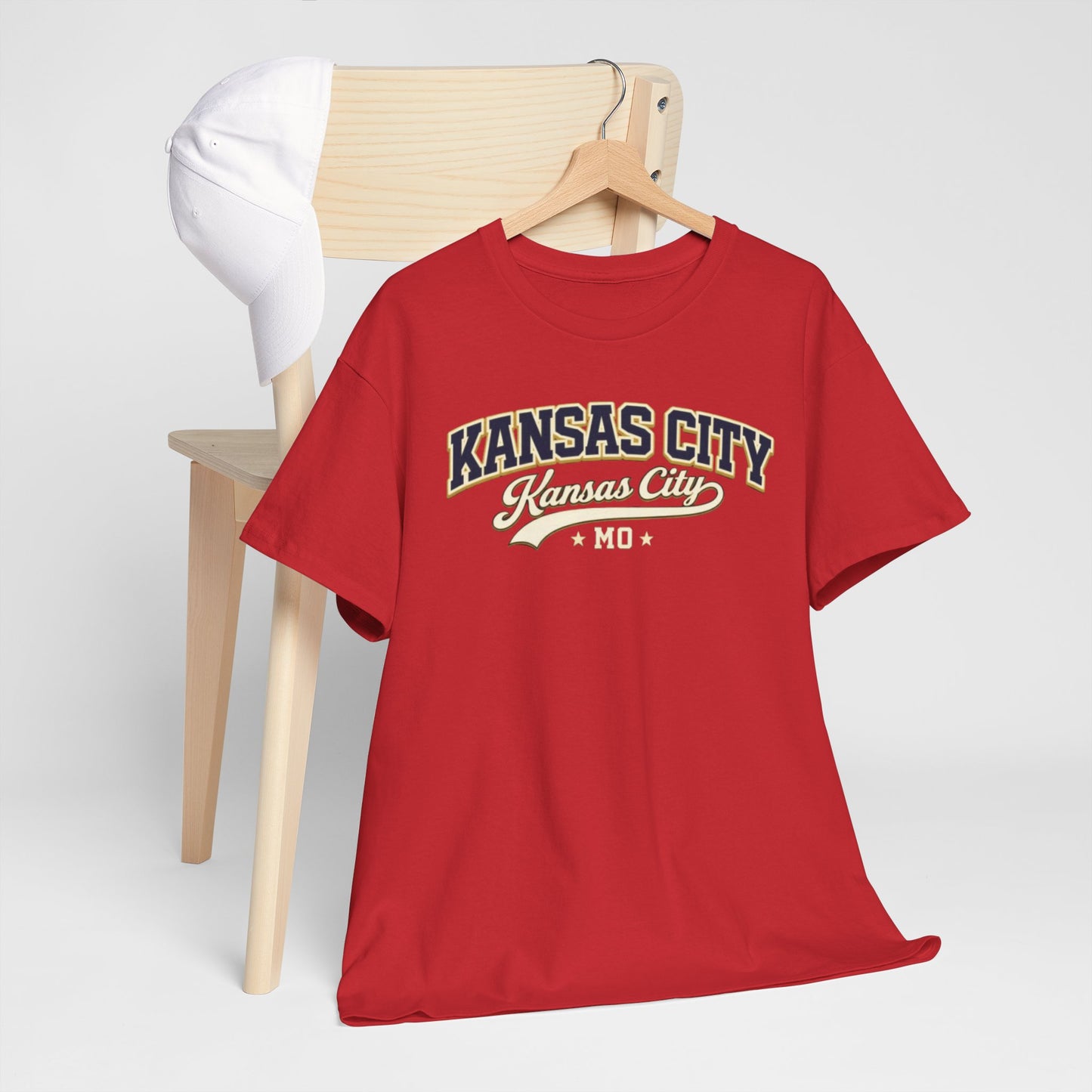 Firebrick Kansas City MO Retro Graphic Tee — Vintage T-Shirt