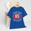 Dark Slate Blue Chicago College 85 Vintage Sports Tee