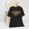 Dark Slate Gray Pittsburgh Football Tee — Vintage Collegiate Crewneck