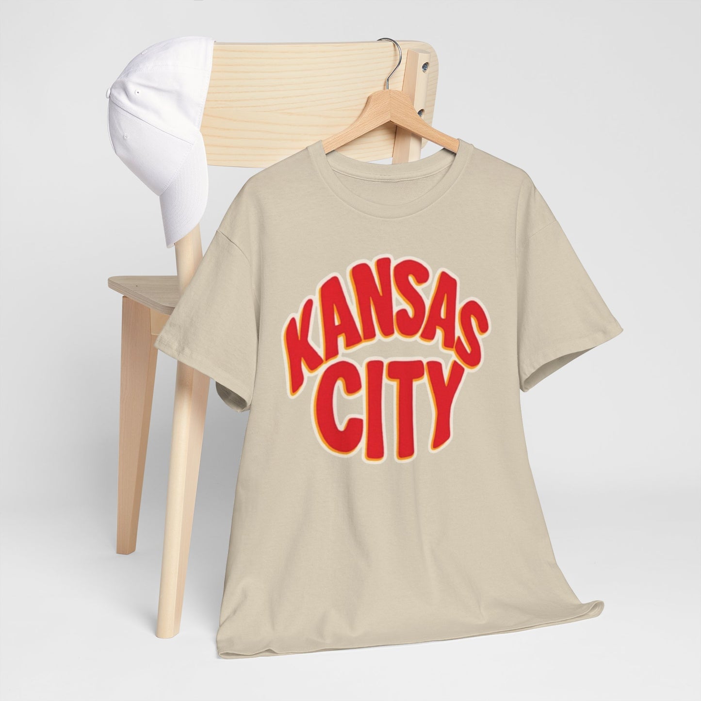 Lavender Kansas City Retro Tee — Vintage City Graphic T-Shirt