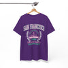 White Smoke San Francisco Basketball Champions Graphic T-Shirt – California City Streetwear Tee