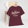 Dark Slate Gray San Francisco Baseball Club T-Shirt — California Vintage Script Tee