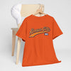 Chocolate Kansas City MO Retro Script T-Shirt - Vintage Sports Style Tee