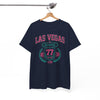 White Smoke Las Vegas Nevada '77 Crest Tee — Vintage Casino Travel Shirt