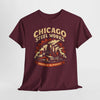 Dark Slate Gray Chicago Steel Works Tee — "Forged in the Midwest" Vintage Industrial T-Shirt