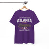 White Smoke Atlanta Champion T-Shirt — The Peach State "Rep for the ATL" Graphic Tee