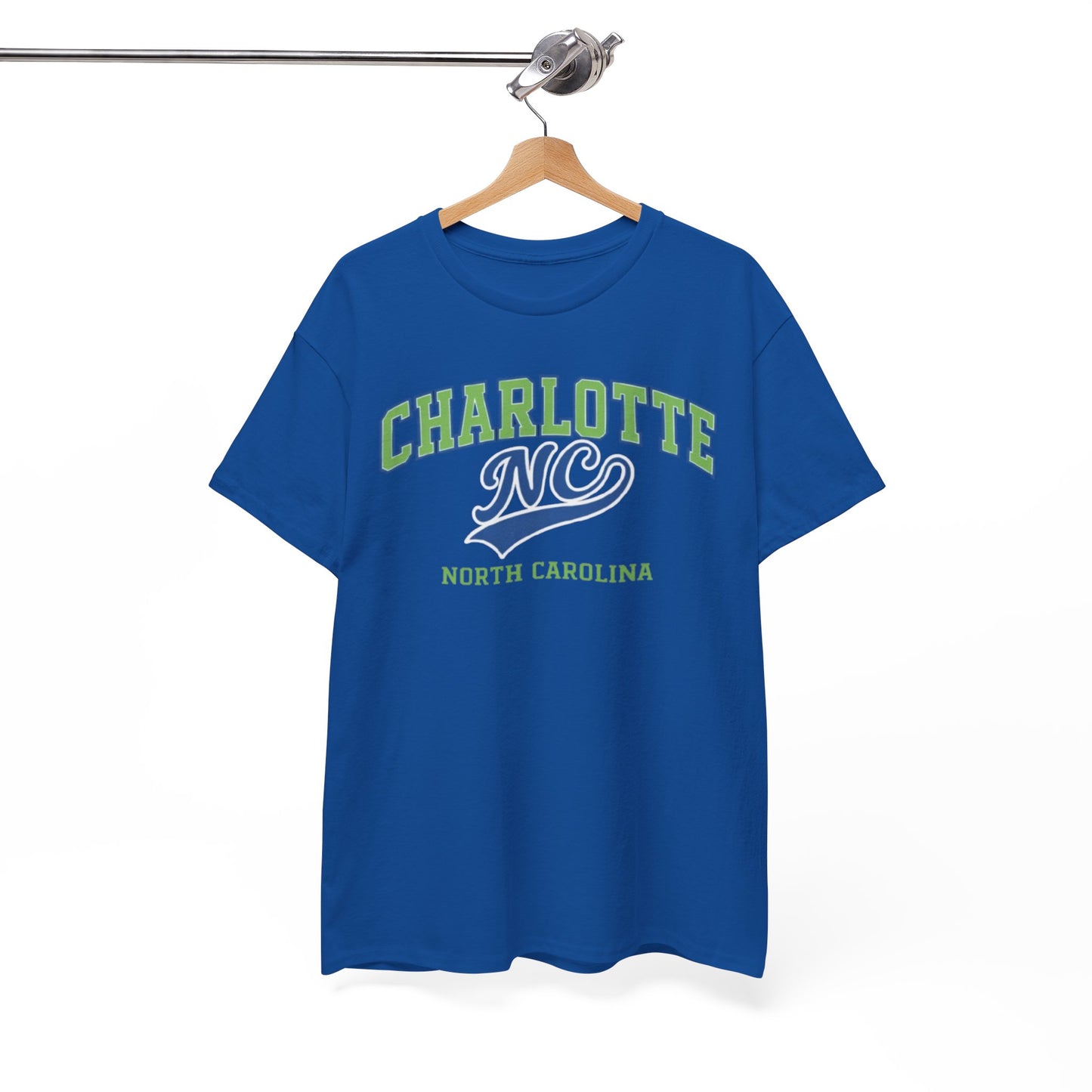 Charlotte NC North Carolina T Shirt –  Varsity Style Graphic Tee