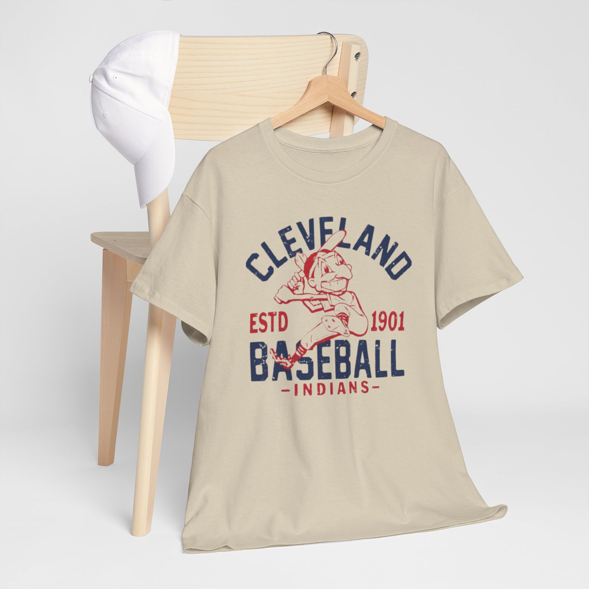 Cleveland Baseball Indians Vintage Logo Tee — Established 1901 Retro Sports T‑Shirt streetwear fashion product image 8