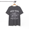 White Smoke New York NYC Baseball Athletic Dept. T‑Shirt — Vintage Varsity Sports Tee