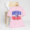 Lavender Buffalo Football T-Shirt — Retro Helmet Sports Tee