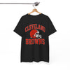 Cleveland Browns Helmet Tee — Vintage Football Fan T-Shirt