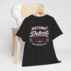 Dark Slate Gray Detroit Motown Basketball T-Shirt — The Motor City 1941 Vintage Tee