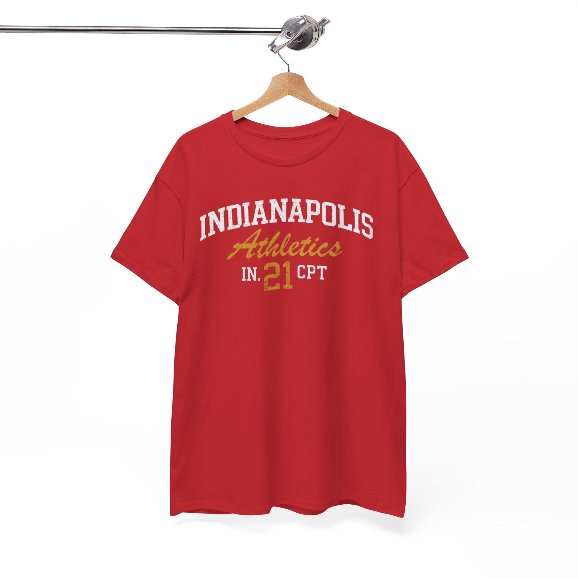 White Smoke Indianapolis Athletics '21 T Shirt Vintage Sports Tee Indiana Retro Graphic