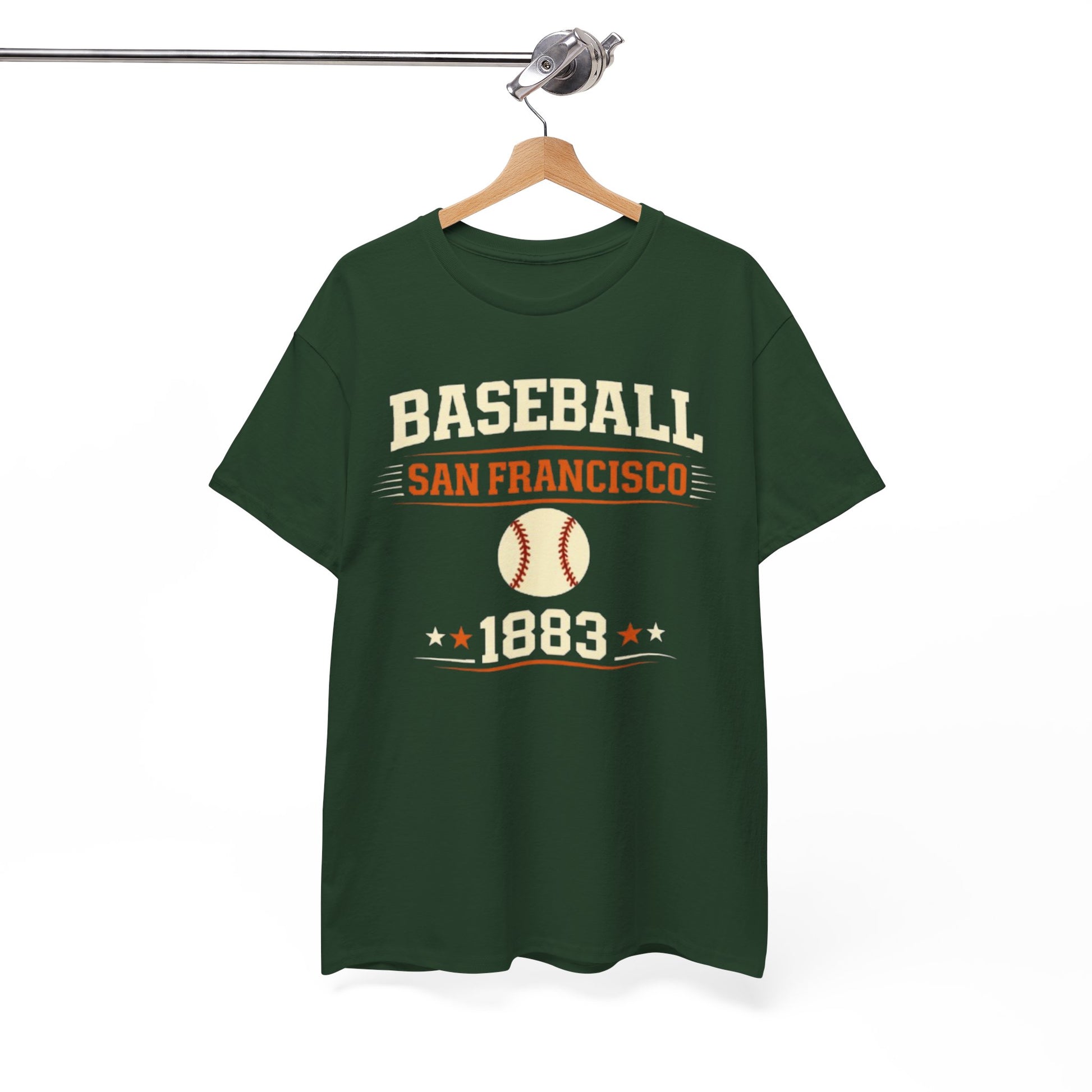 White Smoke San Francisco Baseball 1883 Tee vintage-style baseball shirt