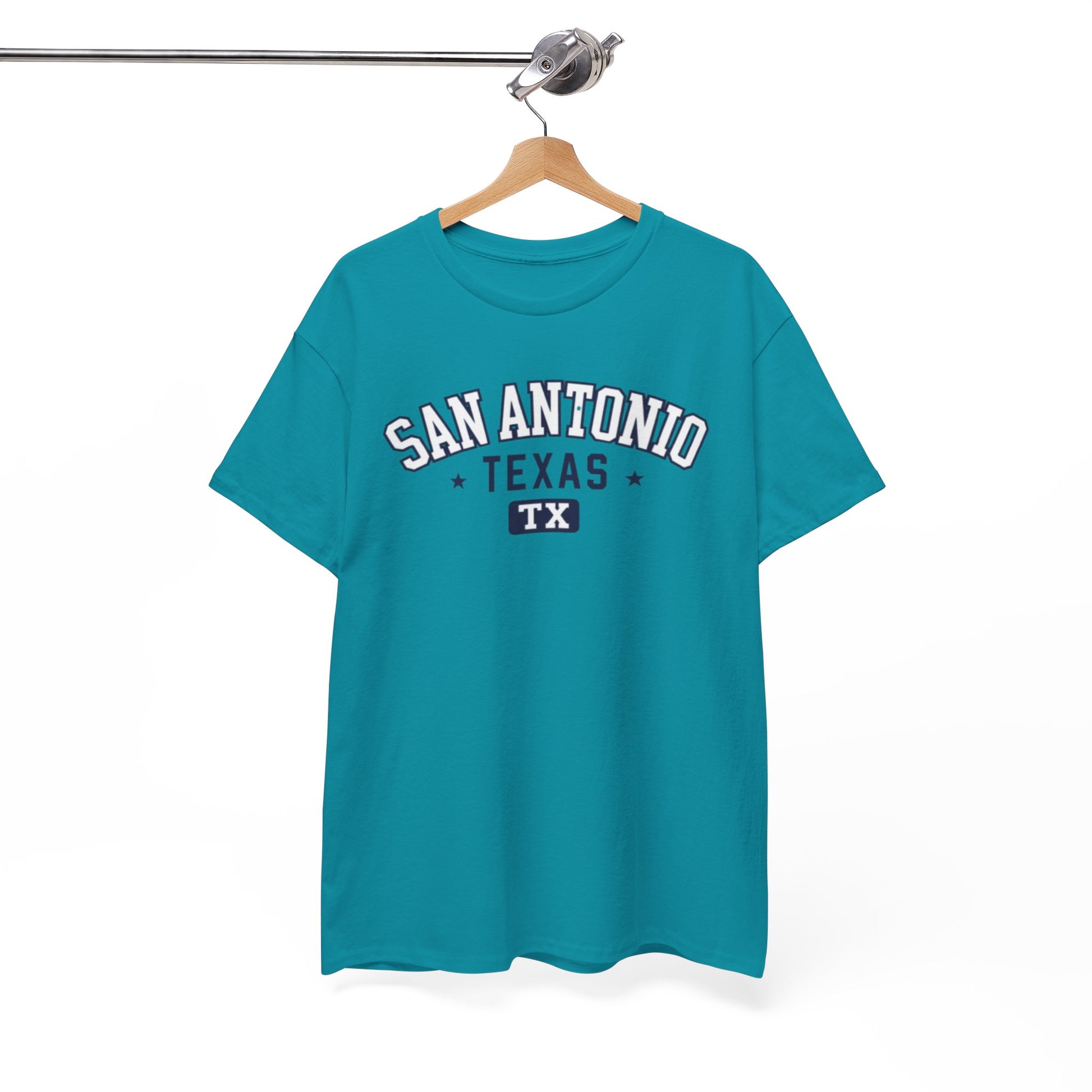 San Antonio Texas TX Graphic Tee — City  Short Sleeve T-Shirt – breathable comfort wear, nfl fan apparel, image 1.0